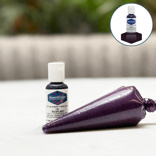 Americolor Soft Gel Paste Food Coloring .75 Eggplant