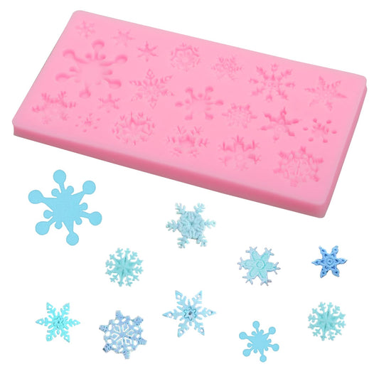 Silicone Snowflake Mold 20 Cav