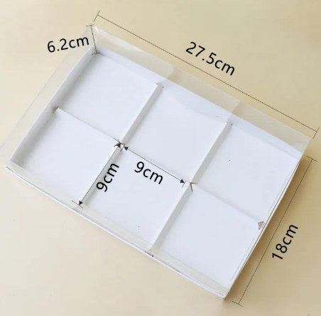 Clear Top Treat Boxes – 6 Cavity, 5 Count