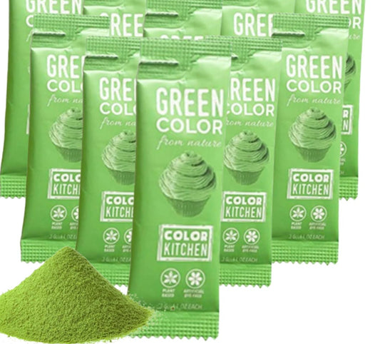 Dye Free Food Color Powder Green