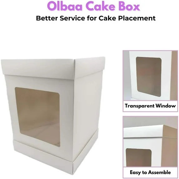 8x8x14in Cake Box