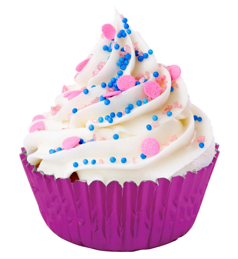 Cupcake Liners Standard Light Pink Foil 32-Count