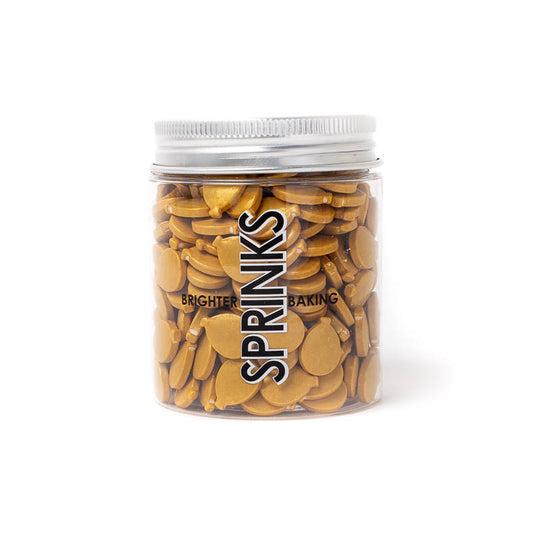Sprinks Gold Balloons Confetti Sprinkles - 75g (2.6 oz)