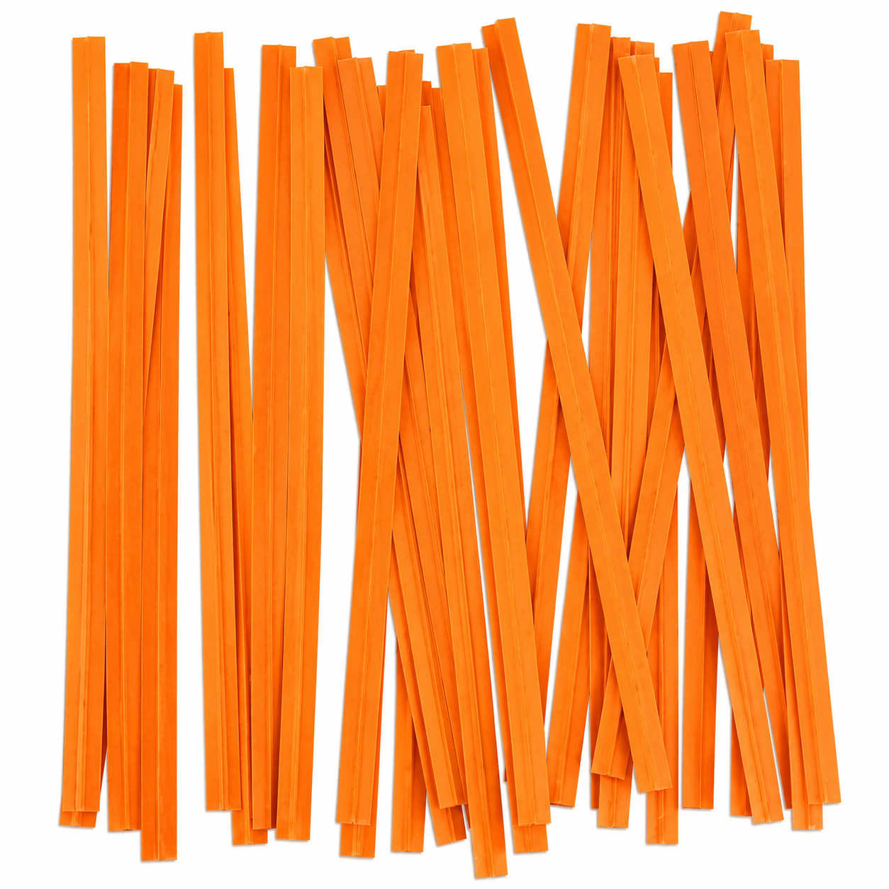 Orange Twist Ties 100 count
