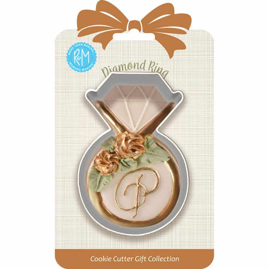 Diamond Ring Cookie Cutter Carded 3.75in
