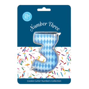 Number 3 Cookie Cutter