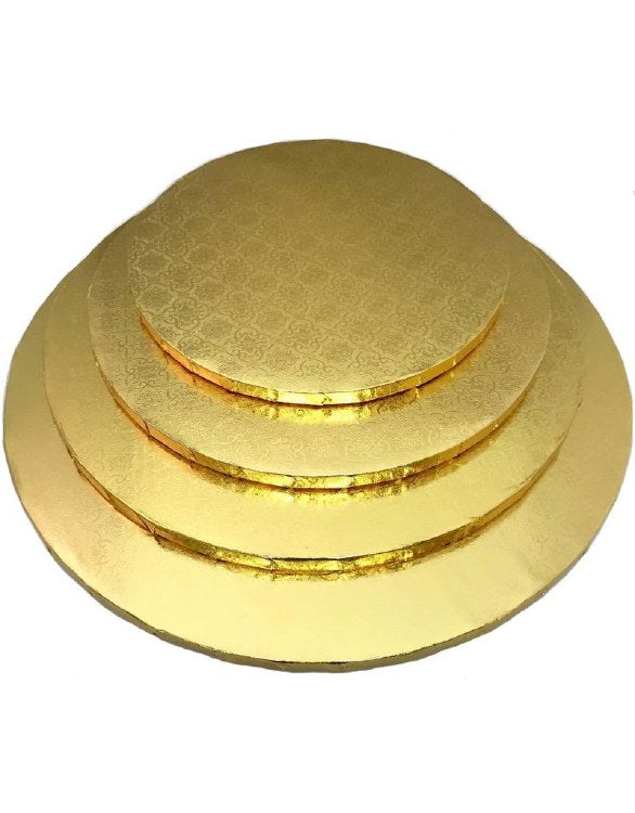 Drum 8x8in Gold Square 1/2in Thick