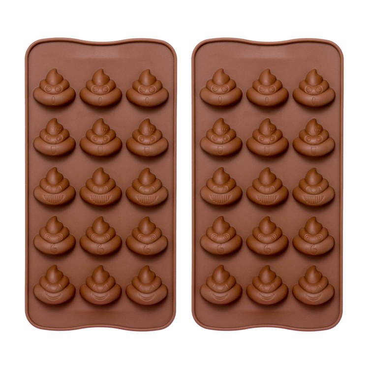 Poop Emoji 15 Cav Mold Silicone