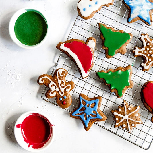 Organic Royal Icing Mix Christmas Color Kit