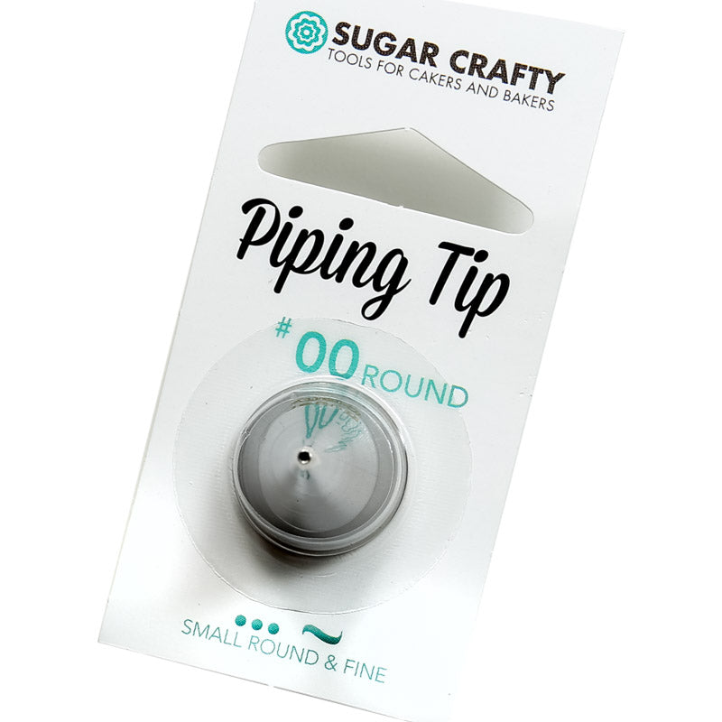 Ultra-Fine Writing Piping Tip & Detail #00 - Sugar Crafty Stainless Steel Decorating Tube