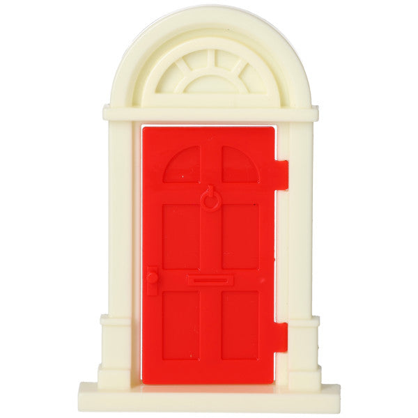 Christmas Layon Opening Door