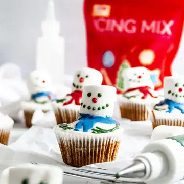 Organic Royal Icing Mix Christmas Color Kit