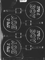 It’s a Boy Lollipop Chocolate Mold – Baby Shower Candy Mold for Favors & Treats