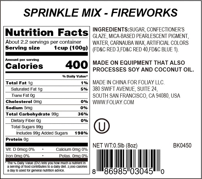 Fireworks Sanding Sugar