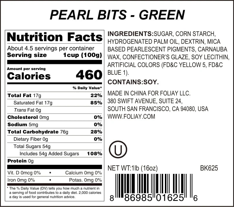 Green Pearlized Sprinkles