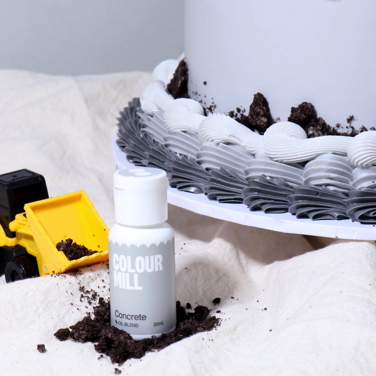 Colour Mill Oil Based Food Coloring 20ml Concrete