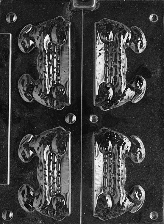 Easter Chocolate Mold 3D Bunny With Basket 4 Cavity