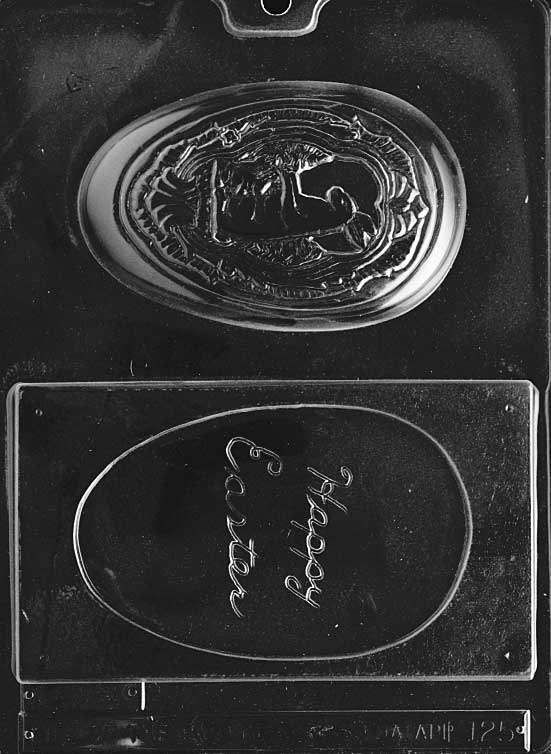 Cameo Bunny Easter Egg Large Chocolate Mold