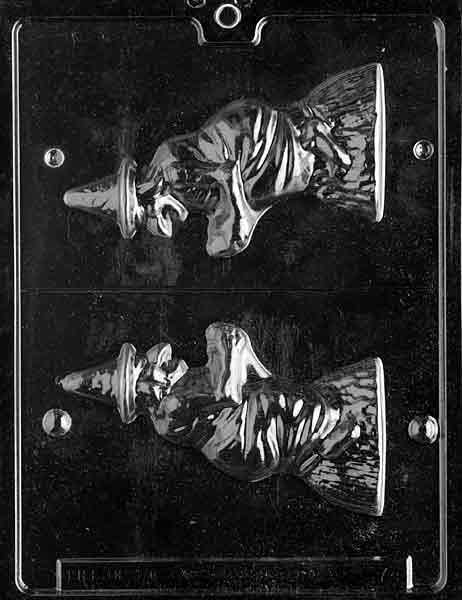 3D Witch Chocolate Mold – Halloween Candy Mold