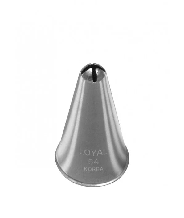 Flowers, Stars & Textured Accents Piping Tip #54 - Loyal Stainless Steel Closed Star Decorating Tube