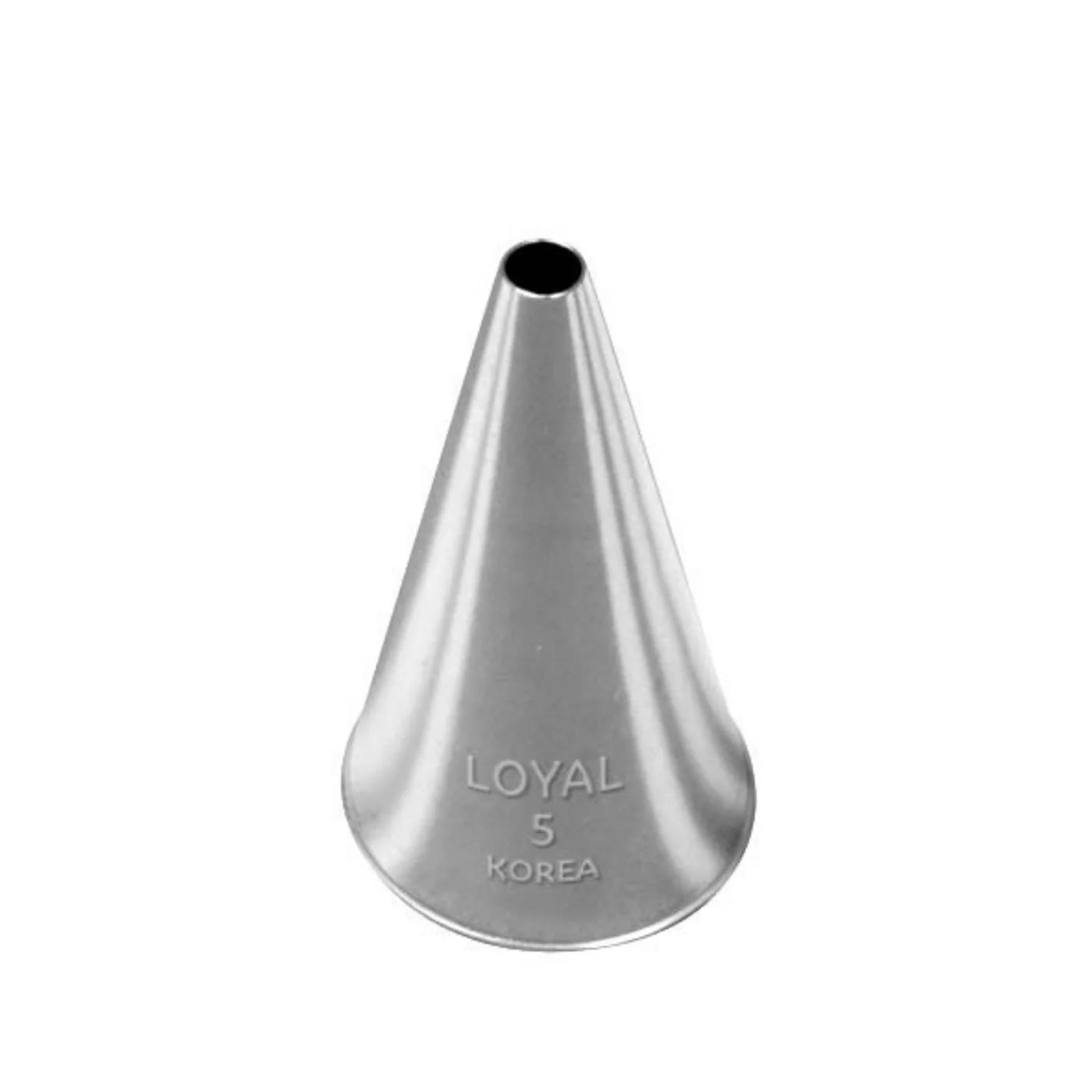 Bold Writing & Dots Piping Tip #5 - Loyal Stainless Steel Decorating Tube