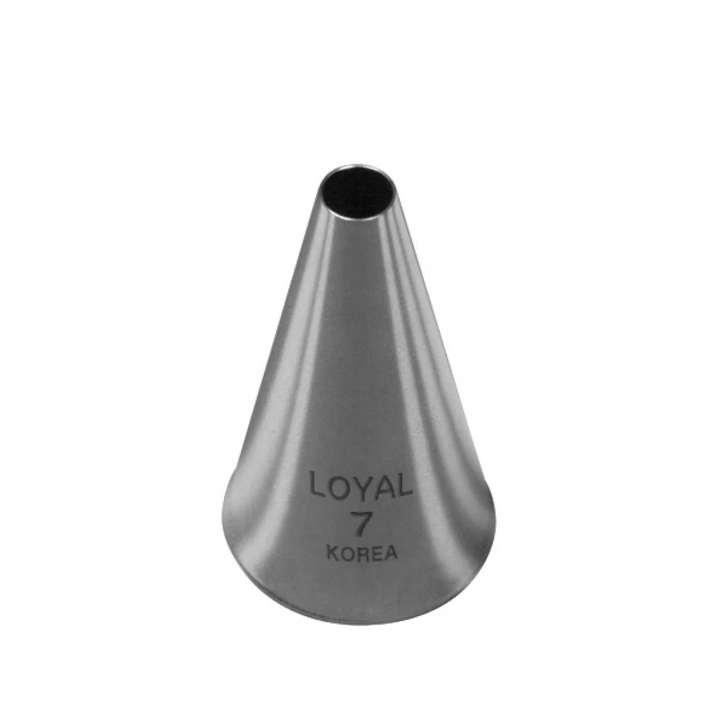 Bold Lines & Large Dots Piping Tip #7 - Loyal Stainless Steel Decorating Tube