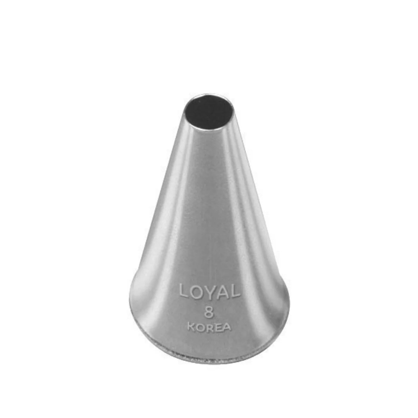 Bold Lines & Large Dots Piping Tip #8 - Loyal Stainless Steel Decorating Tube
