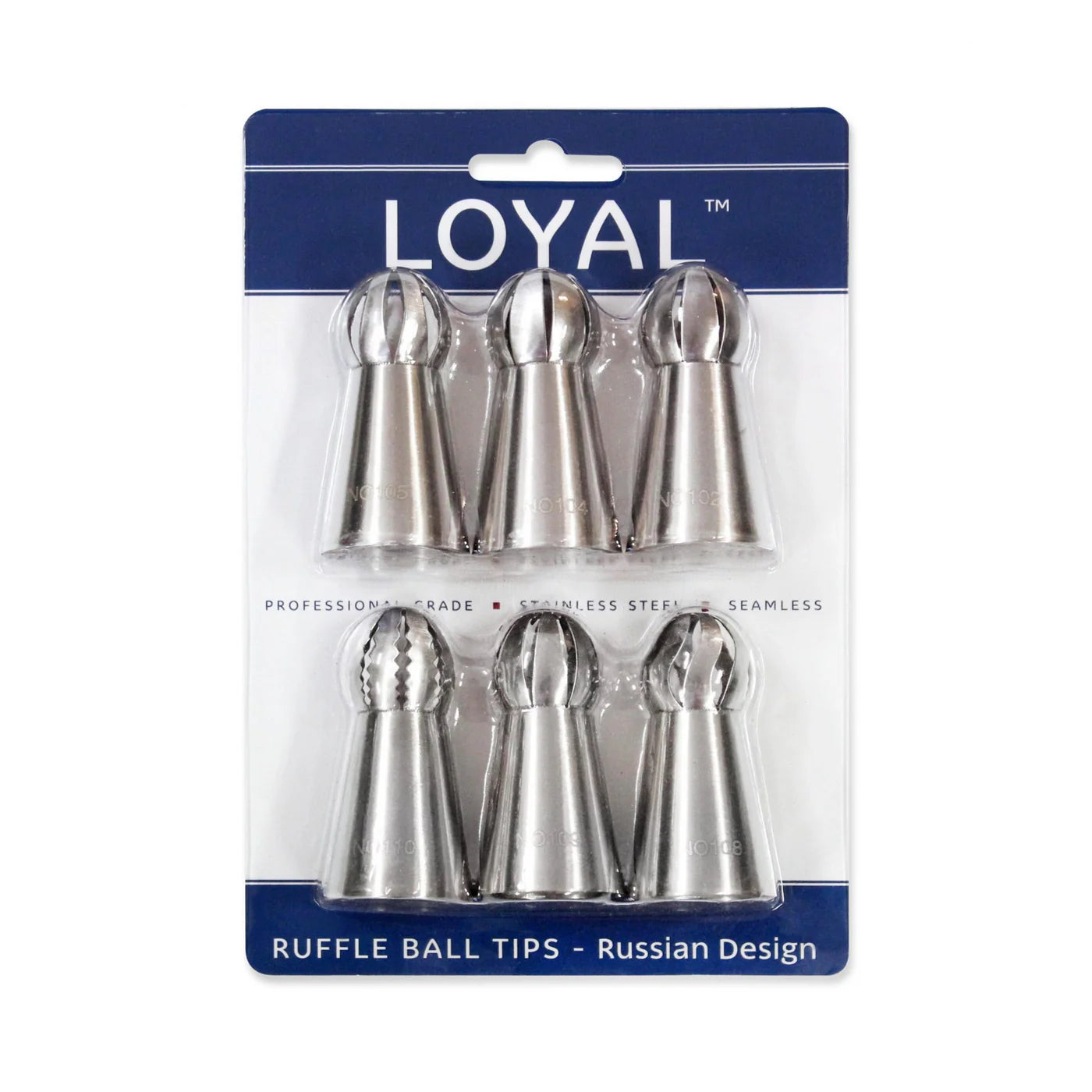 Loyal Ruffle Ball Tip 6 Count Set