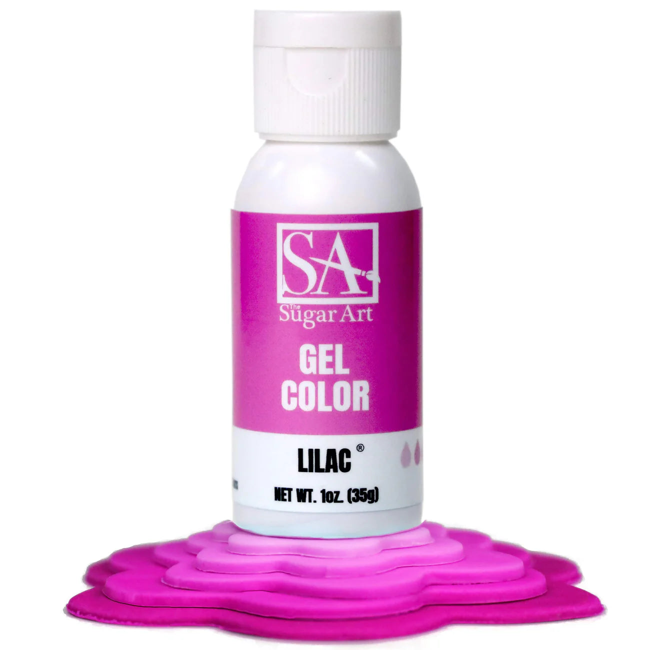 Sugar Art Gel Food Color Lilac 1oz