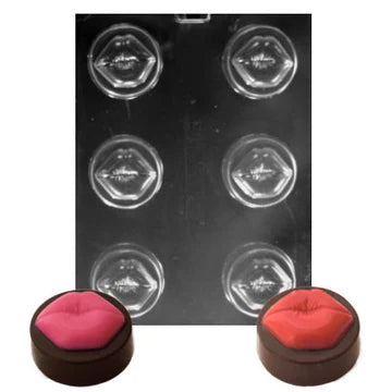 Baddie Lips Chocolate Covered Oreo Mold – 6 Cavity Treat Mold