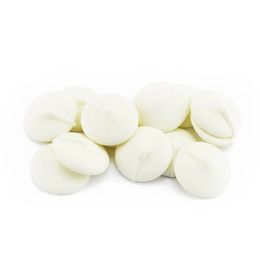 Merckens White Chocolate Wafers 50lbs Bulk Case