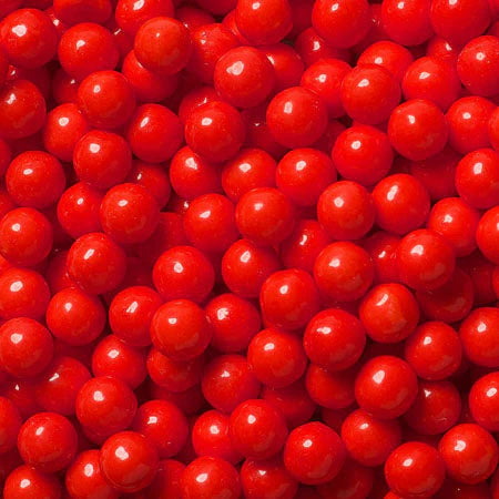 Red Sugar Pearls 4mm 2 oz