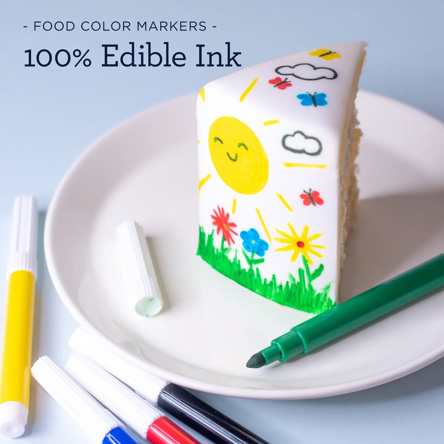 SATIN ICE Food Marker Primary Bold 5ct