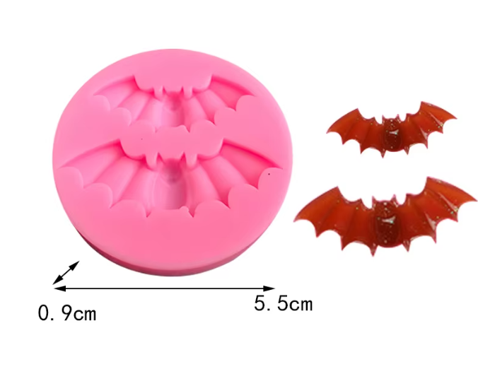 Halloween Bat Fondant Mold Silicone Cake Decorating & Candy Mold