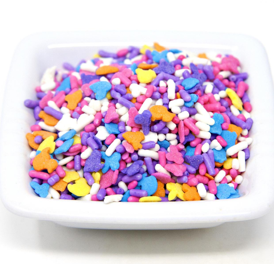 Easter Sprinkle Mix Jimmies, Bunnies, Chicks & Ducks
