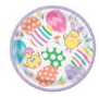 Spring Easter Chicks Round Dinner Plates 9in 12ct