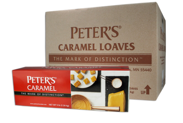 Peters Caramel 5lb Blocks - Case of 6 Bulk