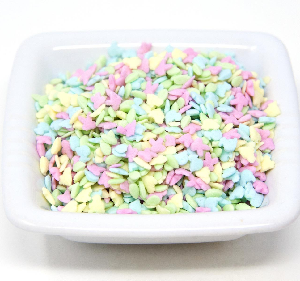 Easter Sprinkle Mix Pastel Bunnies, Chicks, Ducks & Eggs