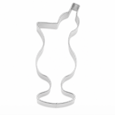 Hurricane Glass Cookie Cutter 4 inch
