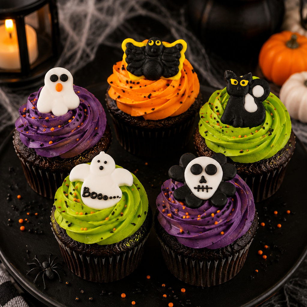 Spooky Halloween Royal Icing Decorations - 10 Count
