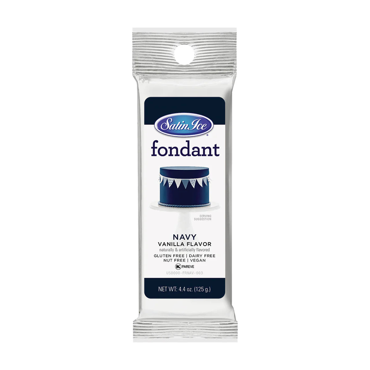 Navy Vanilla Fondant 4.4oz