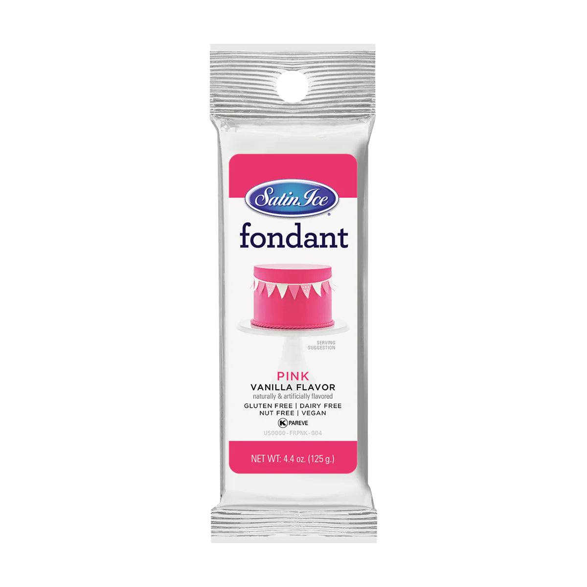 Pink Vanilla Fondant 4.4oz