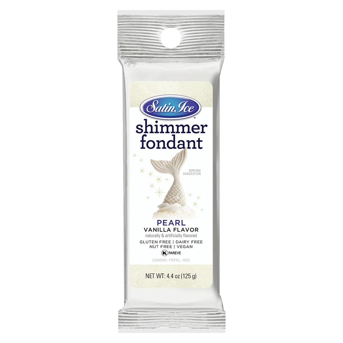 Pearl Shimmer Vanilla Fondant 4.4oz