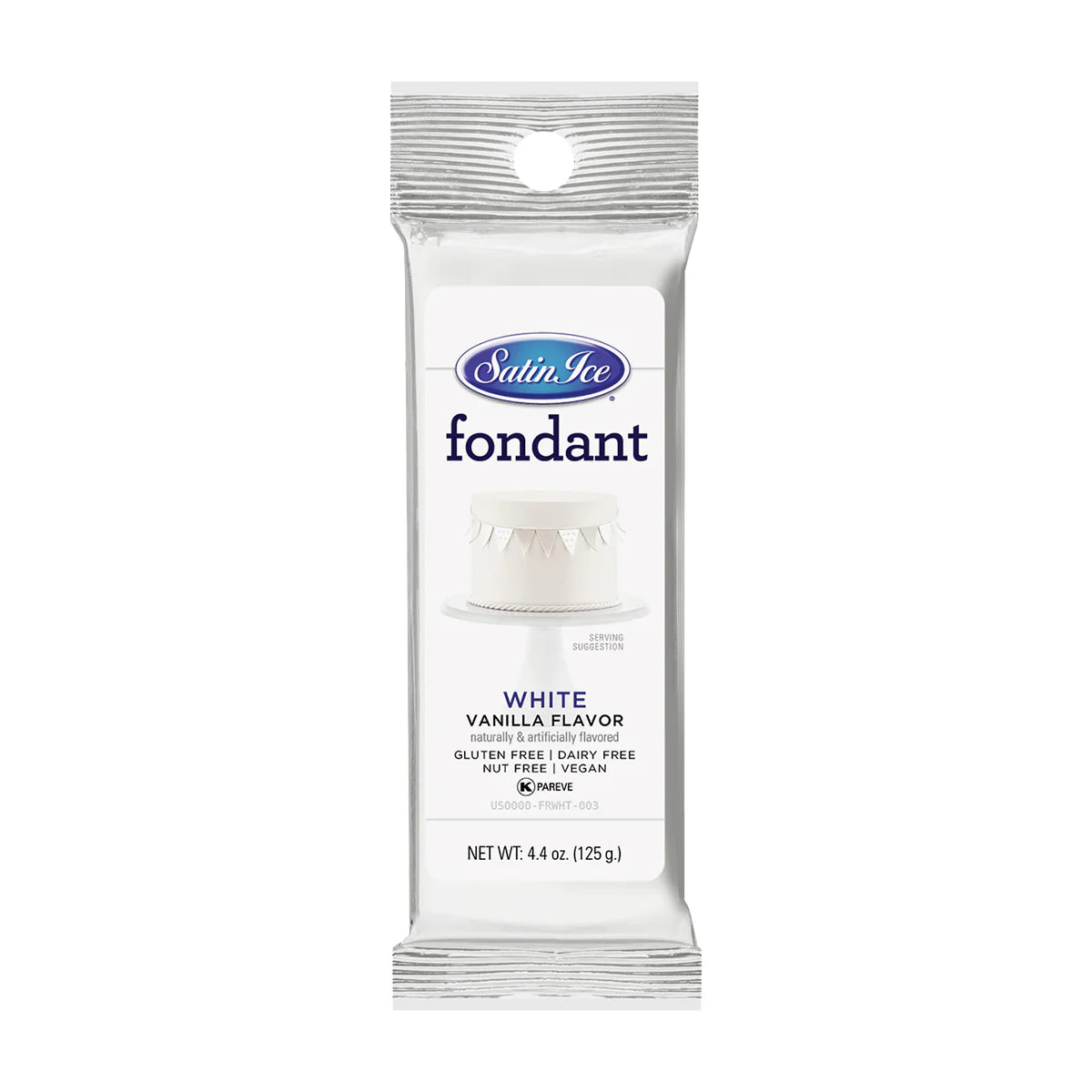 White Vanilla Fondant 4.4oz