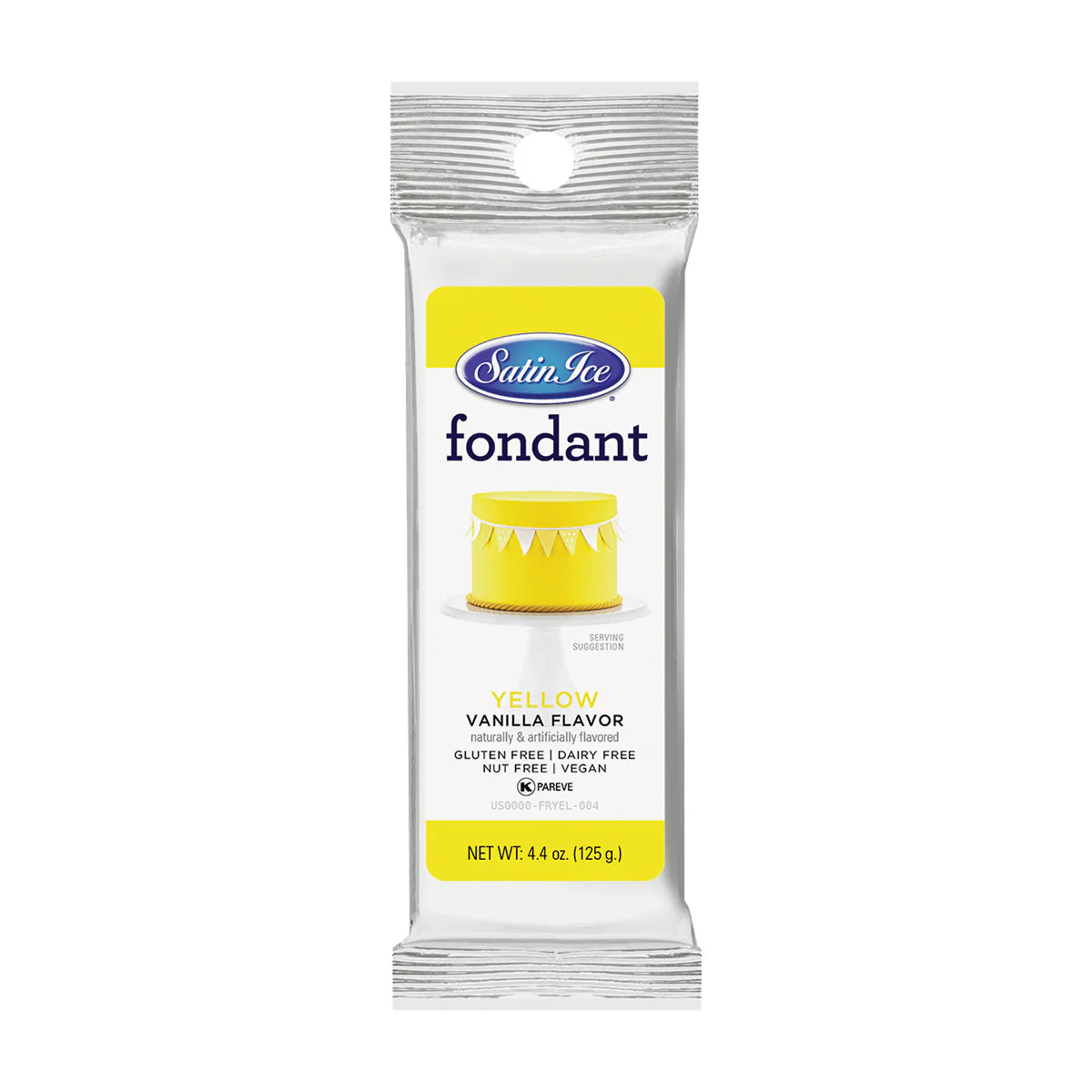 Yellow Vanilla Fondant 4.4oz