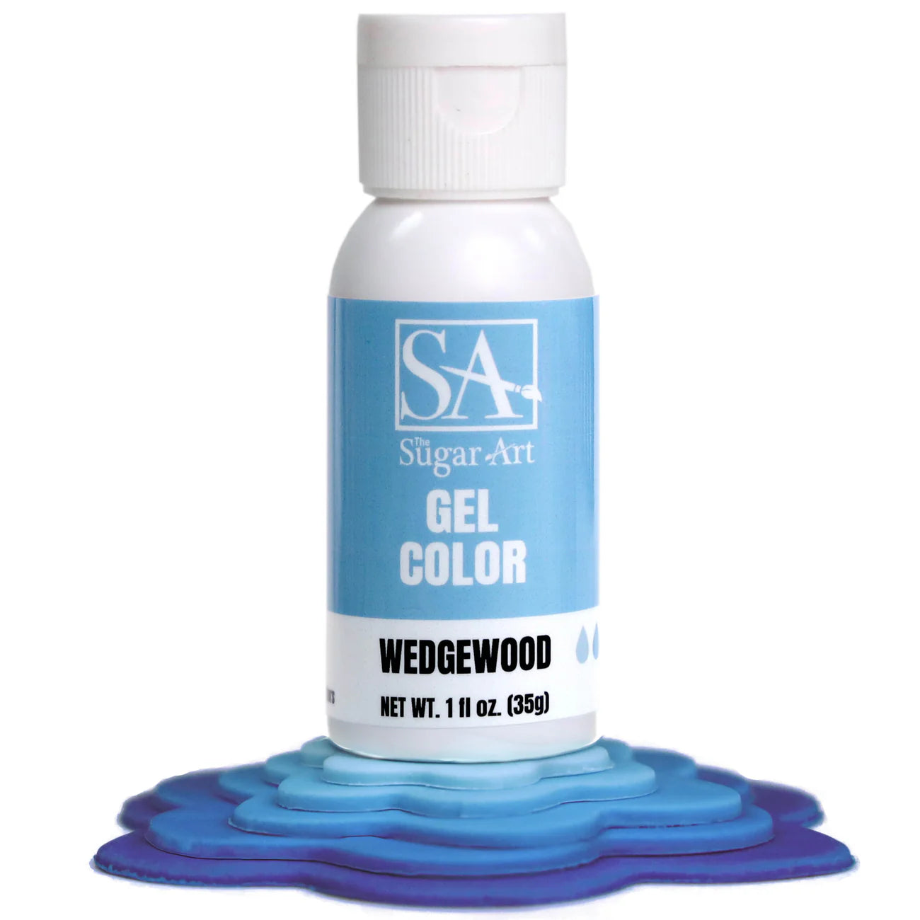 Sugar Art Gel Food Color Wedgewood 1oz