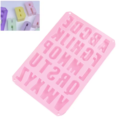 Alphabet Letter Silicone Mold Uppercase A–Z