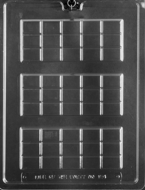 Break Apart Candy Bar Mold 3 Bars