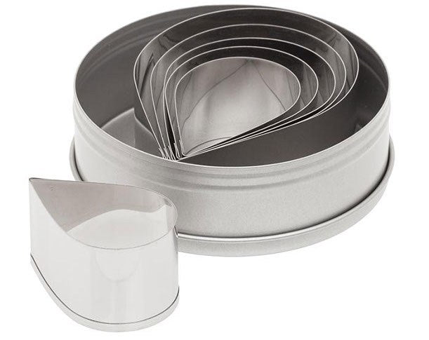 ATECO Hexagon Cutters Plain 6 Pc Set