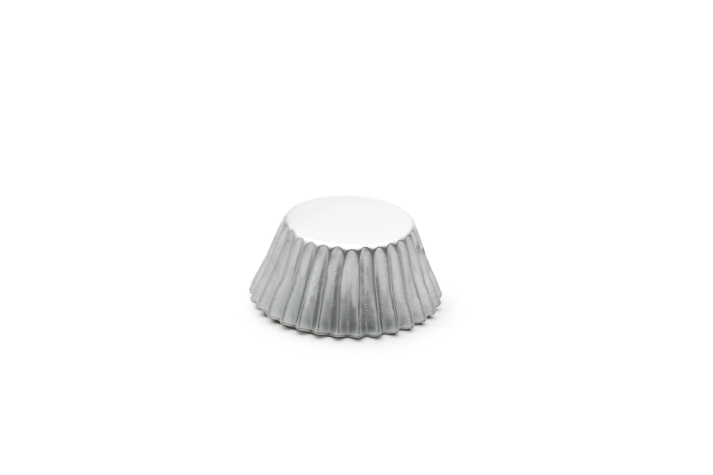 Cupcake Liners Silver Foil Mini 48-Count
